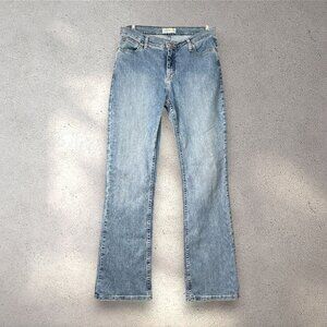 As Real As Wrangler Bootcut Jeans Women's 8x34 Light Wash Blue Denim Bootcut Y2K